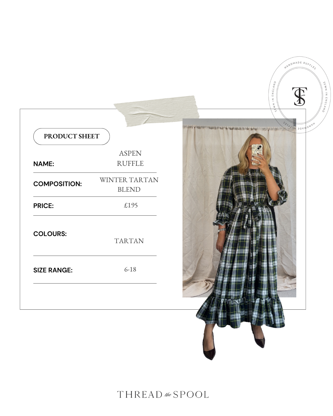 PRE ORDER ASPEN RUFFLE