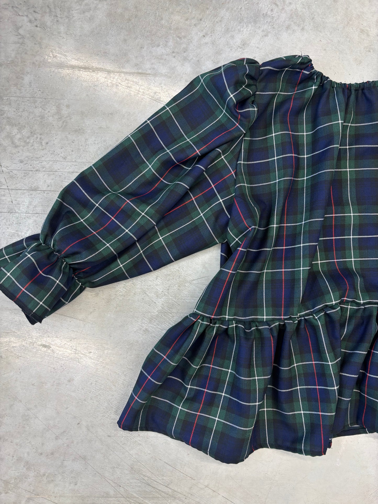PRE ORDER TARTAN OLIVIA BLOUSE
