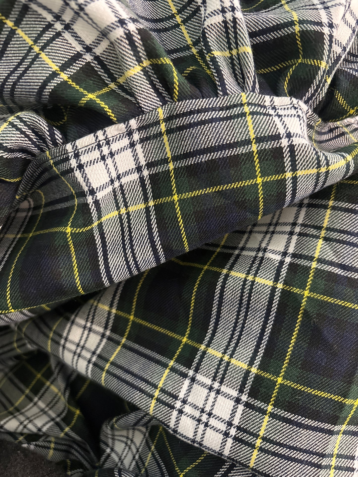 PRE ORDER GREEN TARTAN RUFFLE SKIRT