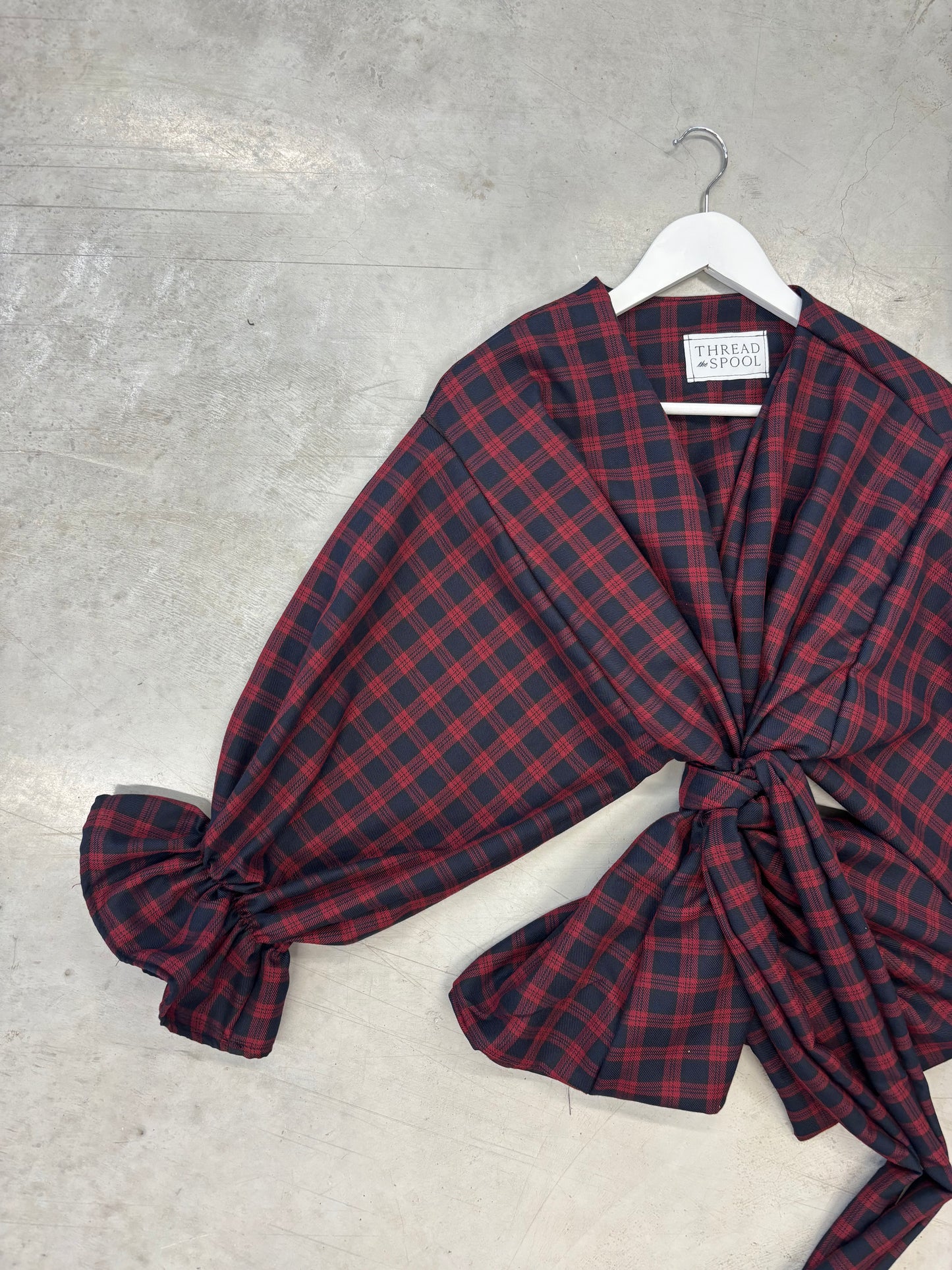 PRE ORDER BLUE & RED FLORA JACKET