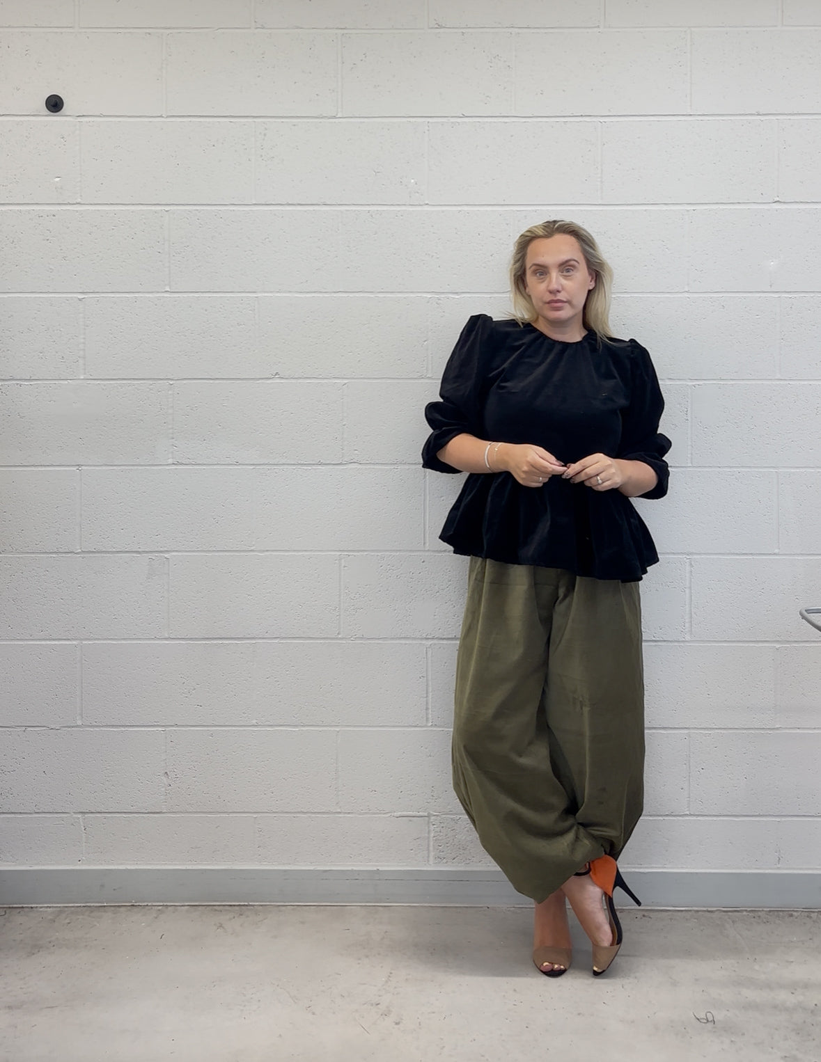 PRE ORDER VELVET BALLOON TROUSERS