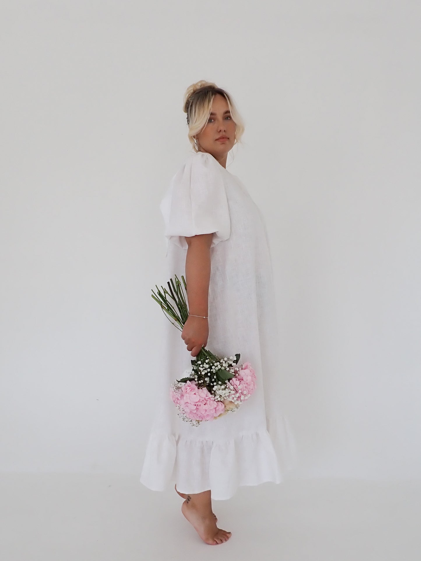 PRE ORDER OLIVIA RUFFLE DRESS