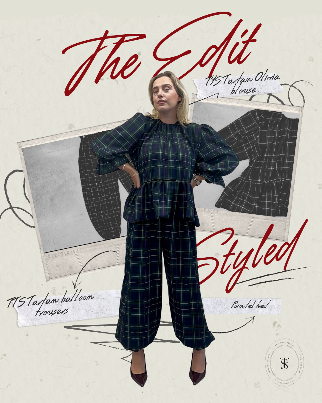 PRE ORDER TARTAN BALLOON TROUSERS