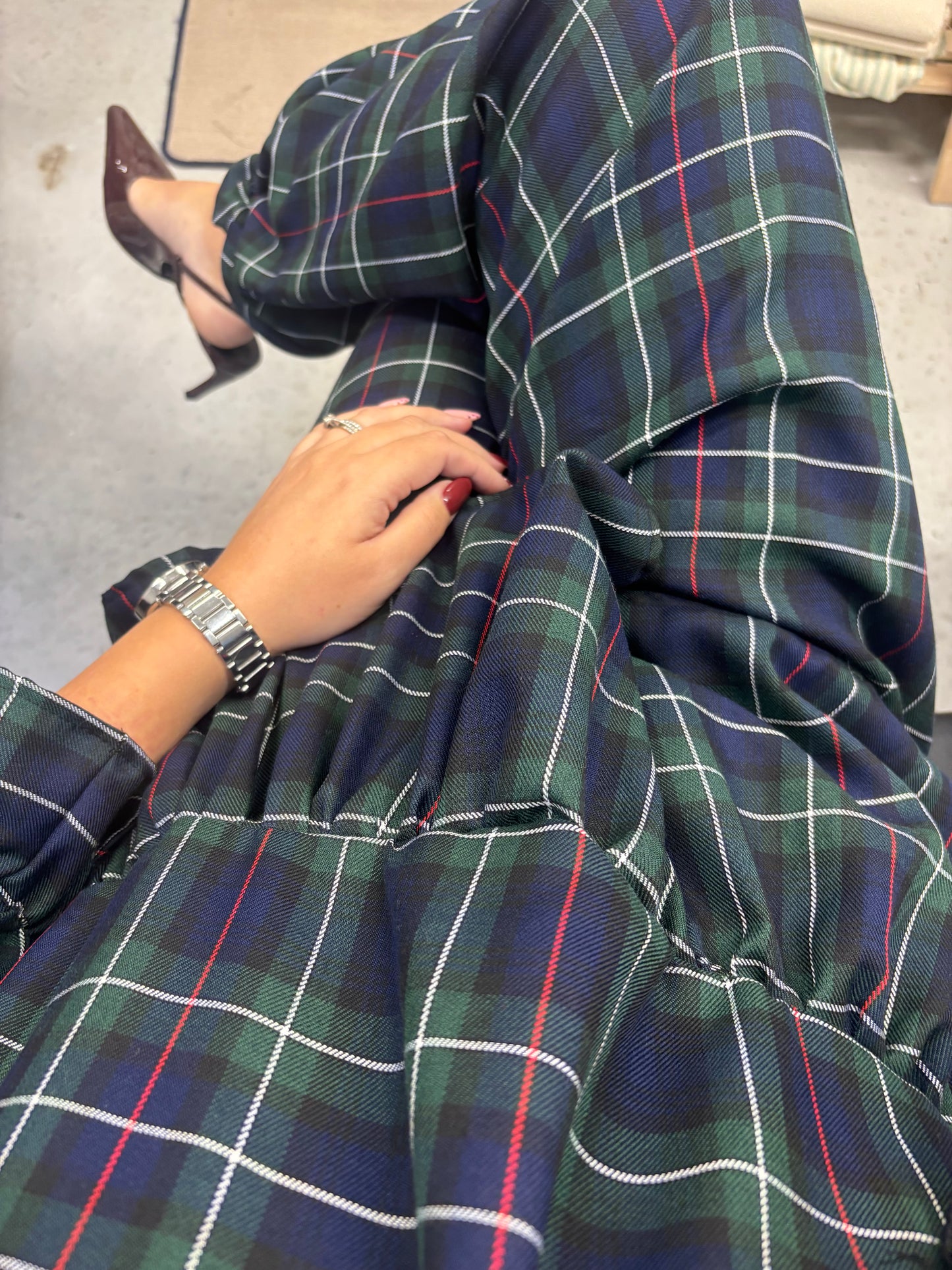 PRE ORDER TARTAN OLIVIA BLOUSE