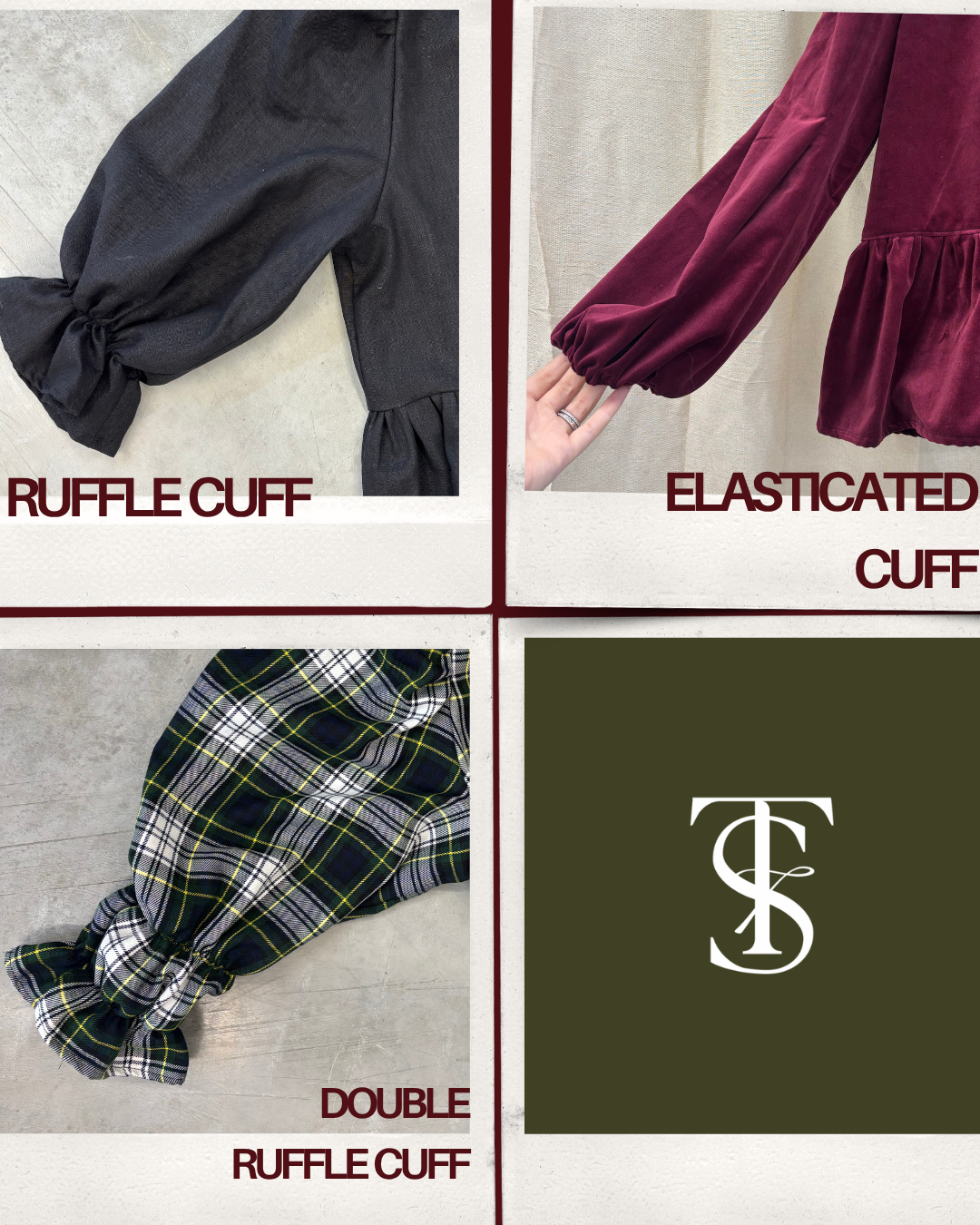 PRE ORDER TARTAN OLIVIA BLOUSE