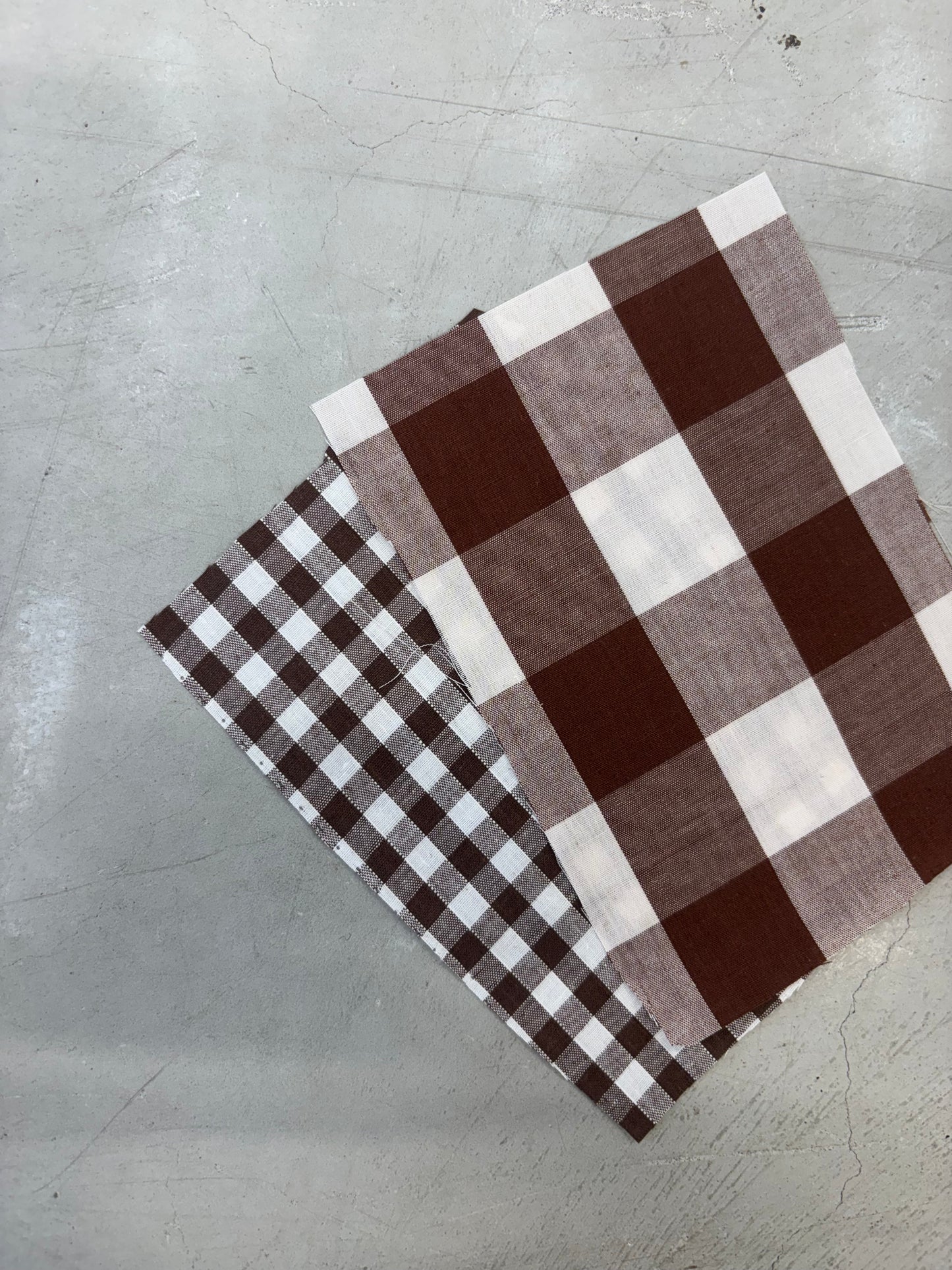 CHOCOLATE BROWN GINGHAM ROSEBUD MAXI