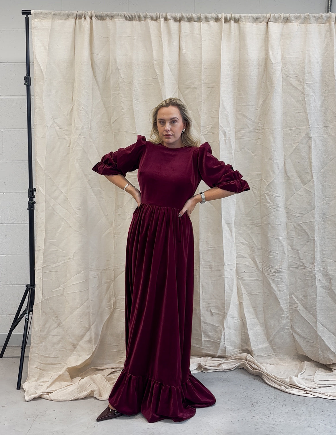 PRE ORDER 3/4 SLEEVE ELIZABETH GOWN