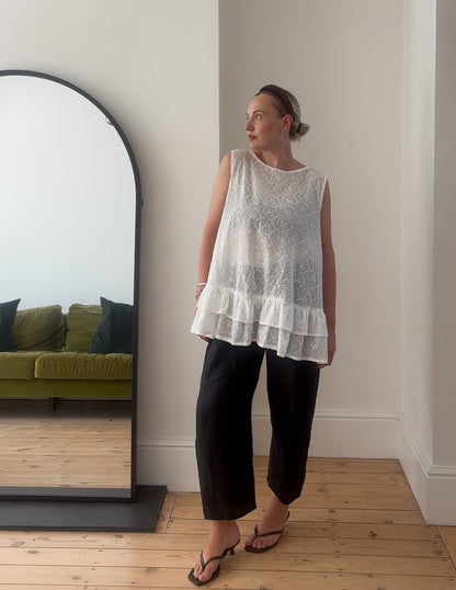 PRE ORDER BRODERIE ANGLAISE BLOUSE