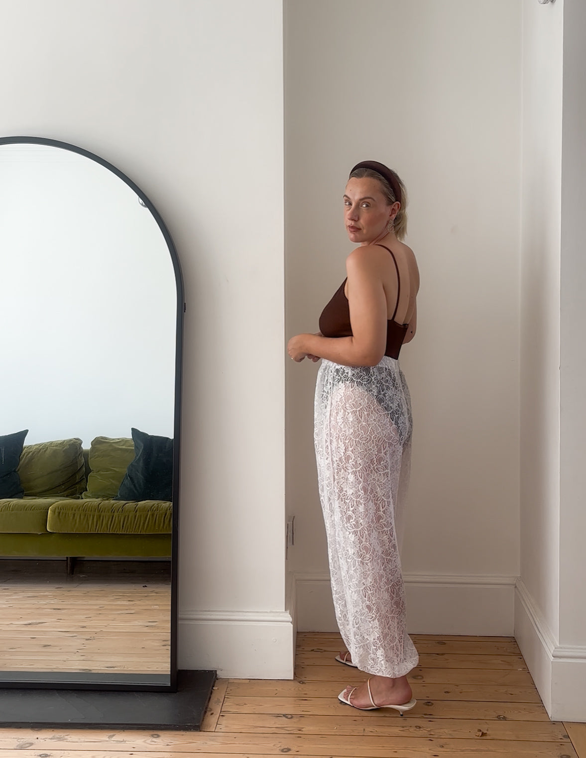 PRE ORDER LACE BALLOON TROUSERS - LIMITED