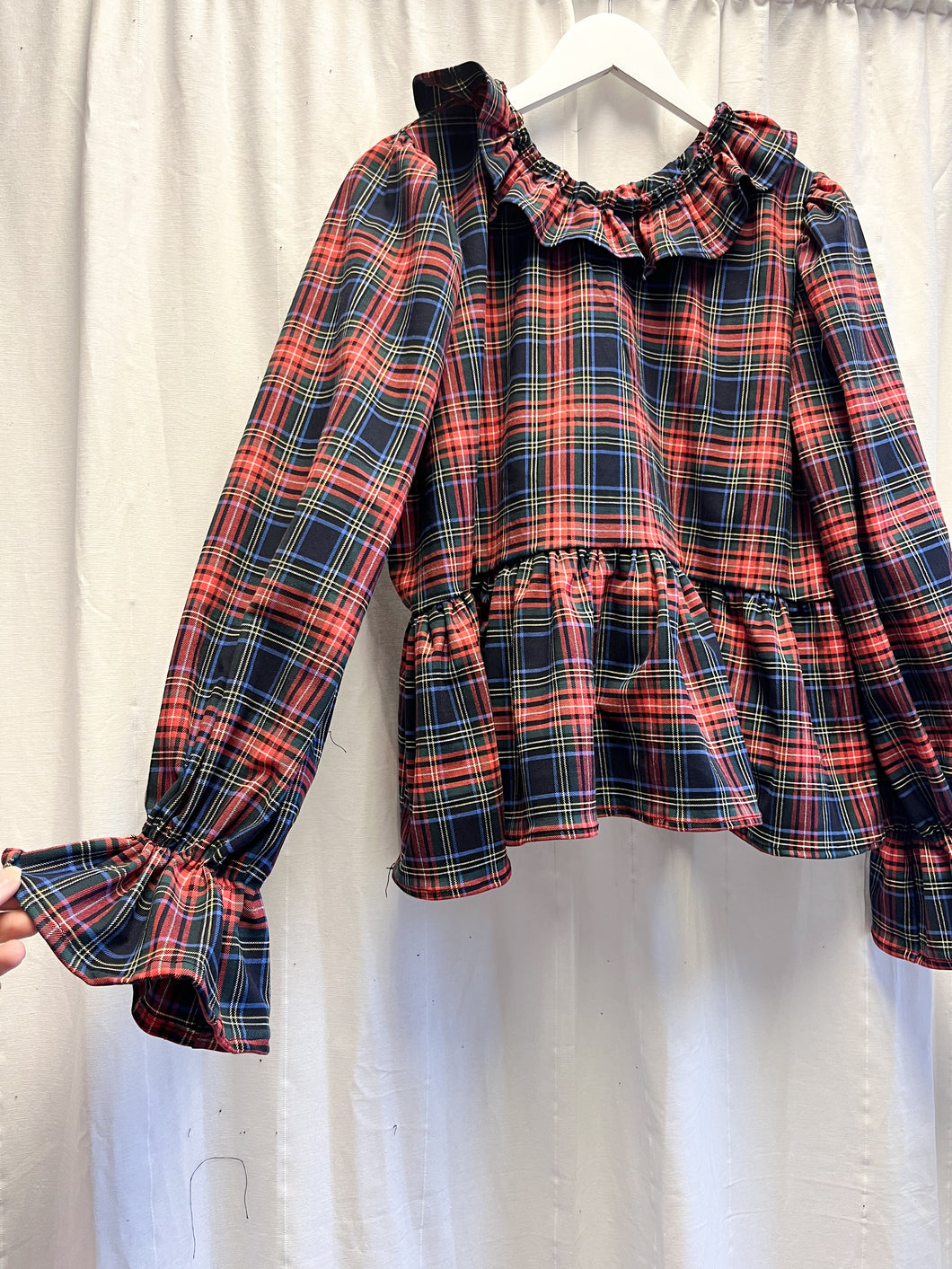 PRE ORDER TARTAN WINNIE BLOUSE