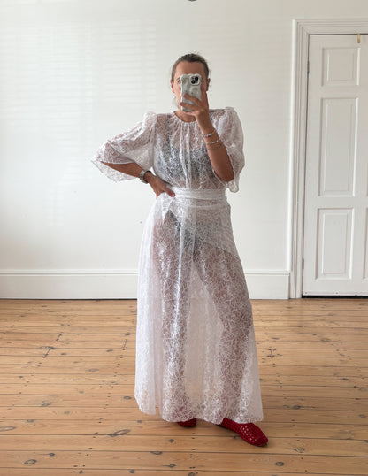 PRE ORDER LACE DRESS + SCARF SET