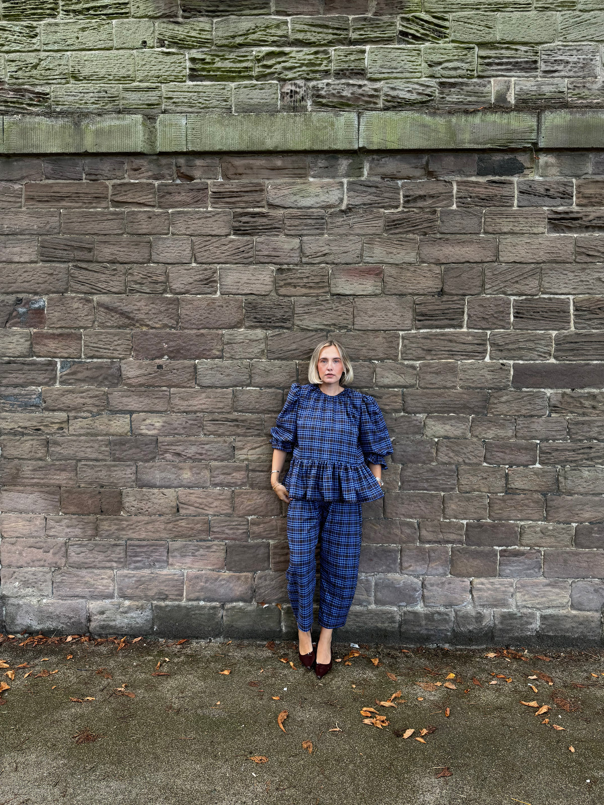 PRE ORDER TARTAN OLIVIA BLOUSE