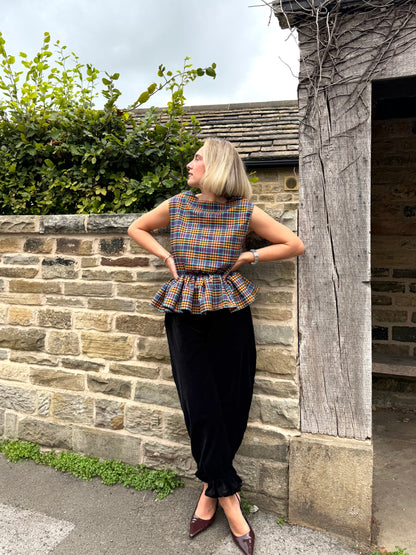 PRE ORDER TARTAN VICTORIA BLOUSE