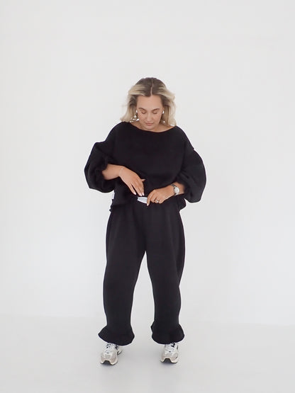 PRE ORDER RUFFLE TRACKSUIT TOP