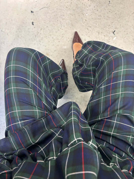 PRE ORDER TARTAN BALLOON TROUSERS