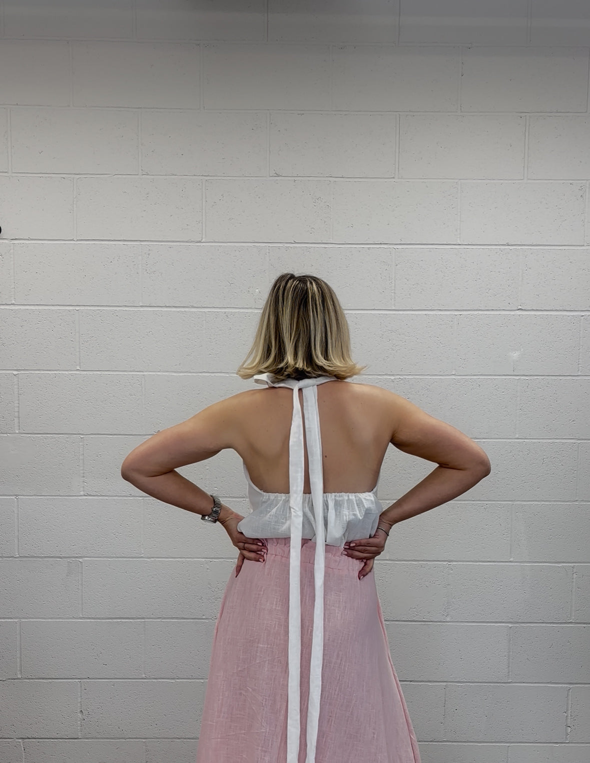 PRE ORDER MIA HALTER BLOUSE