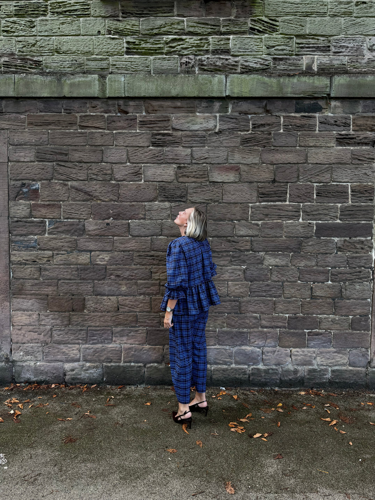 PRE ORDER TARTAN OLIVIA BLOUSE