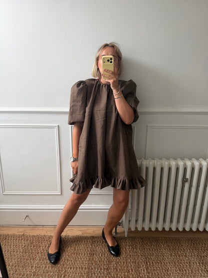 PRE ORDER OLIVIA MINI RUFFLE DRESS