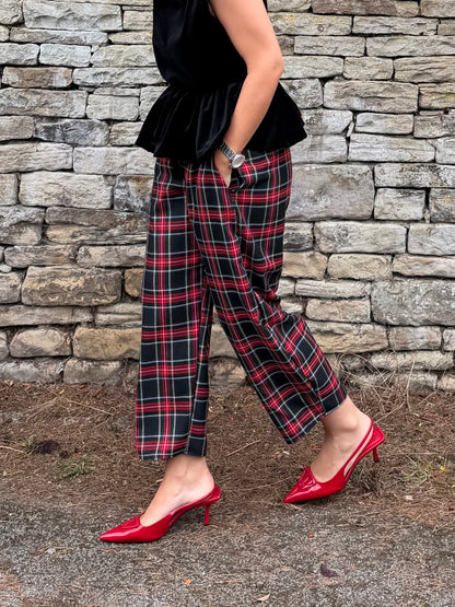 PRE ORDER DARK TARTAN NORA TROUSERS