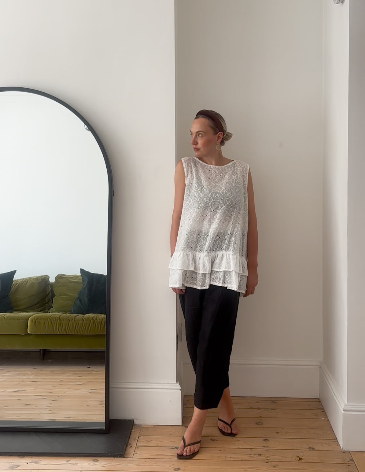 PRE ORDER BRODERIE ANGLAISE BLOUSE