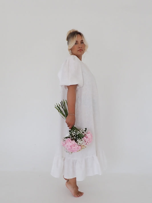 PRE ORDER OLIVIA RUFFLE DRESS