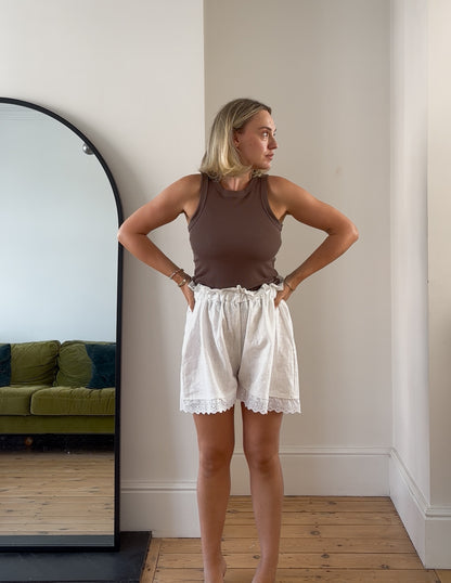 PRE ORDER BRODERIE ANGLAISE NORA SHORTS