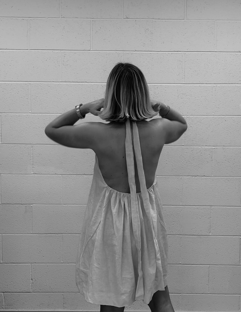 PRE ORDER MIA MINI HALTER DRESS