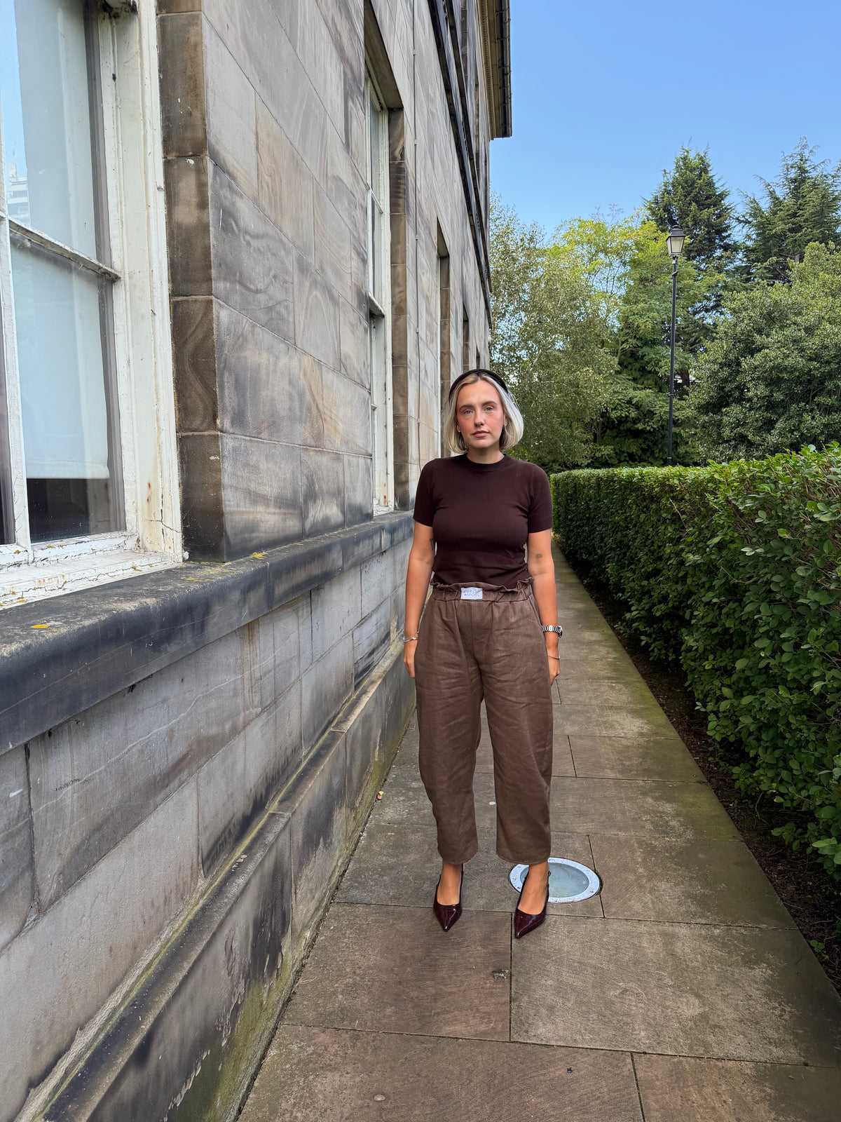 PRE ORDER BROWN NORA TROUSERS