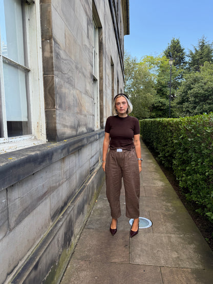 PRE ORDER BROWN NORA TROUSERS
