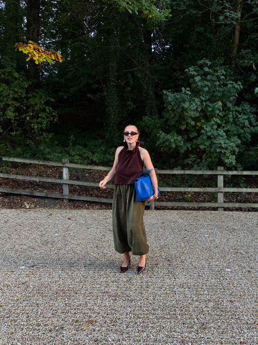 PRE ORDER VELVET BALLOON TROUSERS