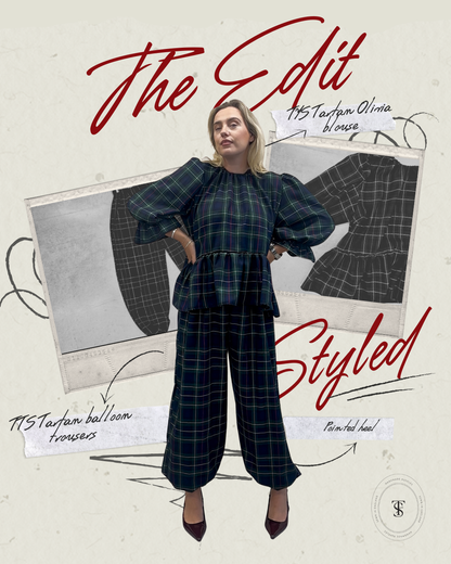 PRE ORDER TARTAN BALLOON TROUSERS