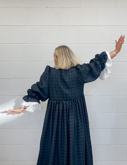 PRE ORDER MINI BLACK WATCH TARTAN MATILDA COAT