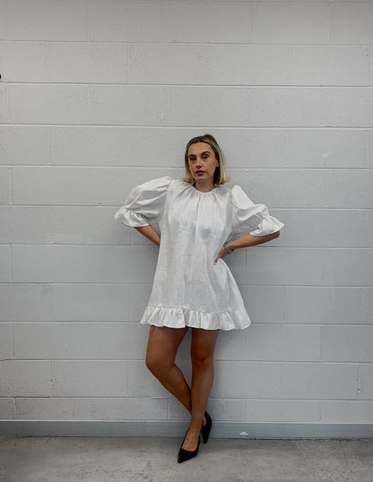 PRE ORDER OLIVIA MINI RUFFLE DRESS