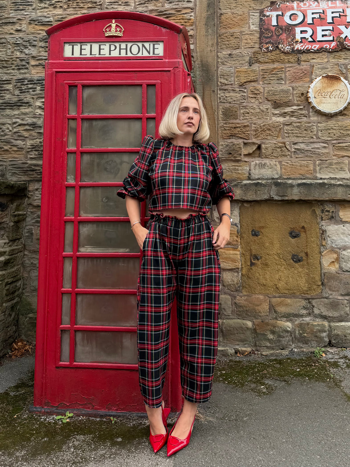 PRE ORDER TARTAN ELOISE BLOUSE