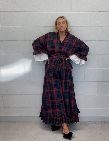 PRE ORDER SECRET TARTAN RUFFLE SKIRT
