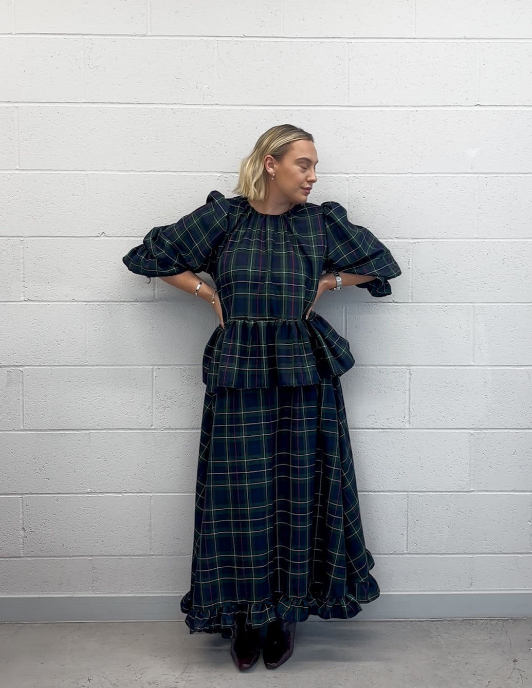 PRE ORDER TARTAN RUFFLE SKIRT