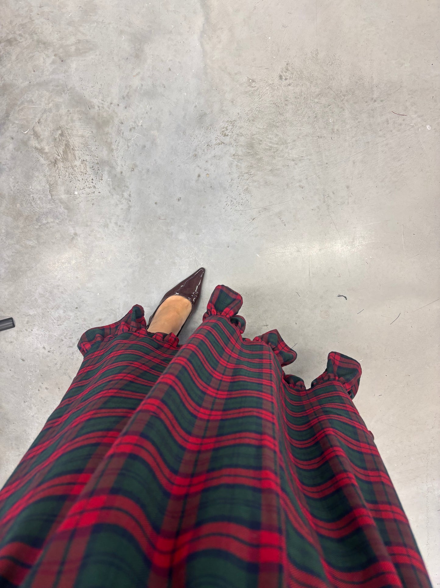 PRE ORDER TARTAN RUFFLE SKIRT