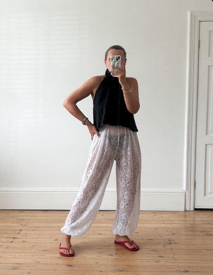 PRE ORDER LACE BALLOON TROUSERS - LIMITED