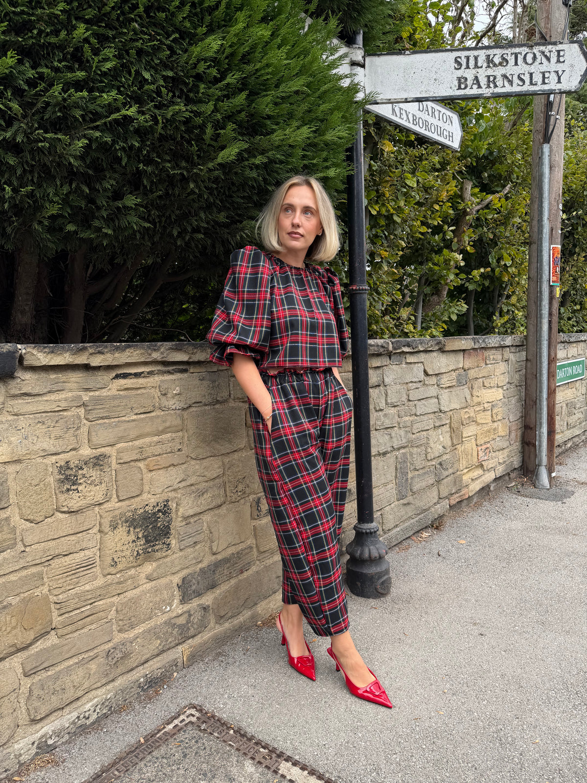 PRE ORDER TARTAN ELOISE BLOUSE
