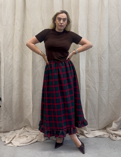 PRE ORDER TARTAN RUFFLE SKIRT