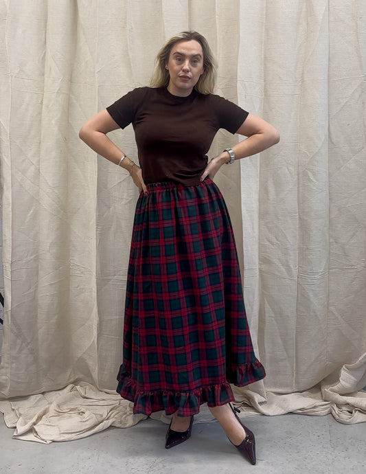PRE ORDER TARTAN RUFFLE SKIRT