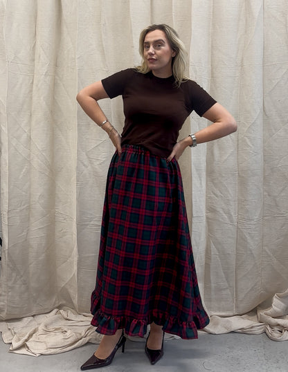 PRE ORDER TARTAN RUFFLE SKIRT