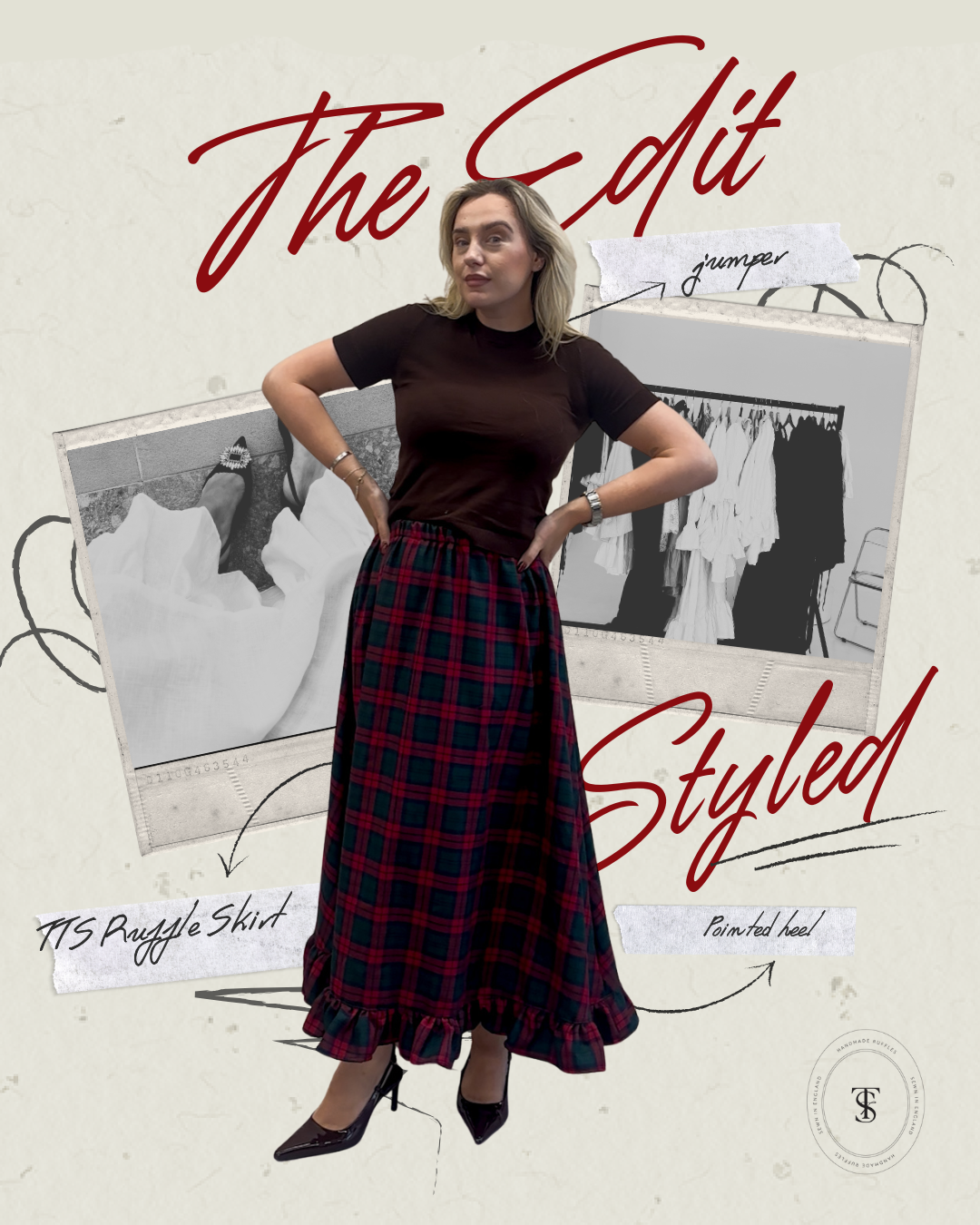 PRE ORDER TARTAN RUFFLE SKIRT