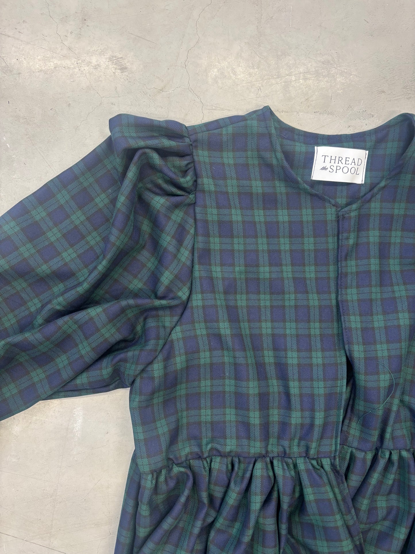 PRE ORDER MINI BLACK WATCH TARTAN MATILDA COAT