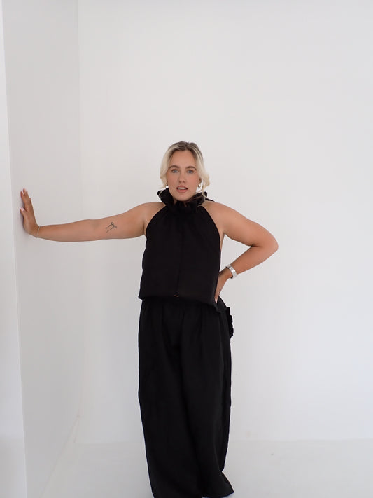 PRE ORDER MIA HALTER BLOUSE